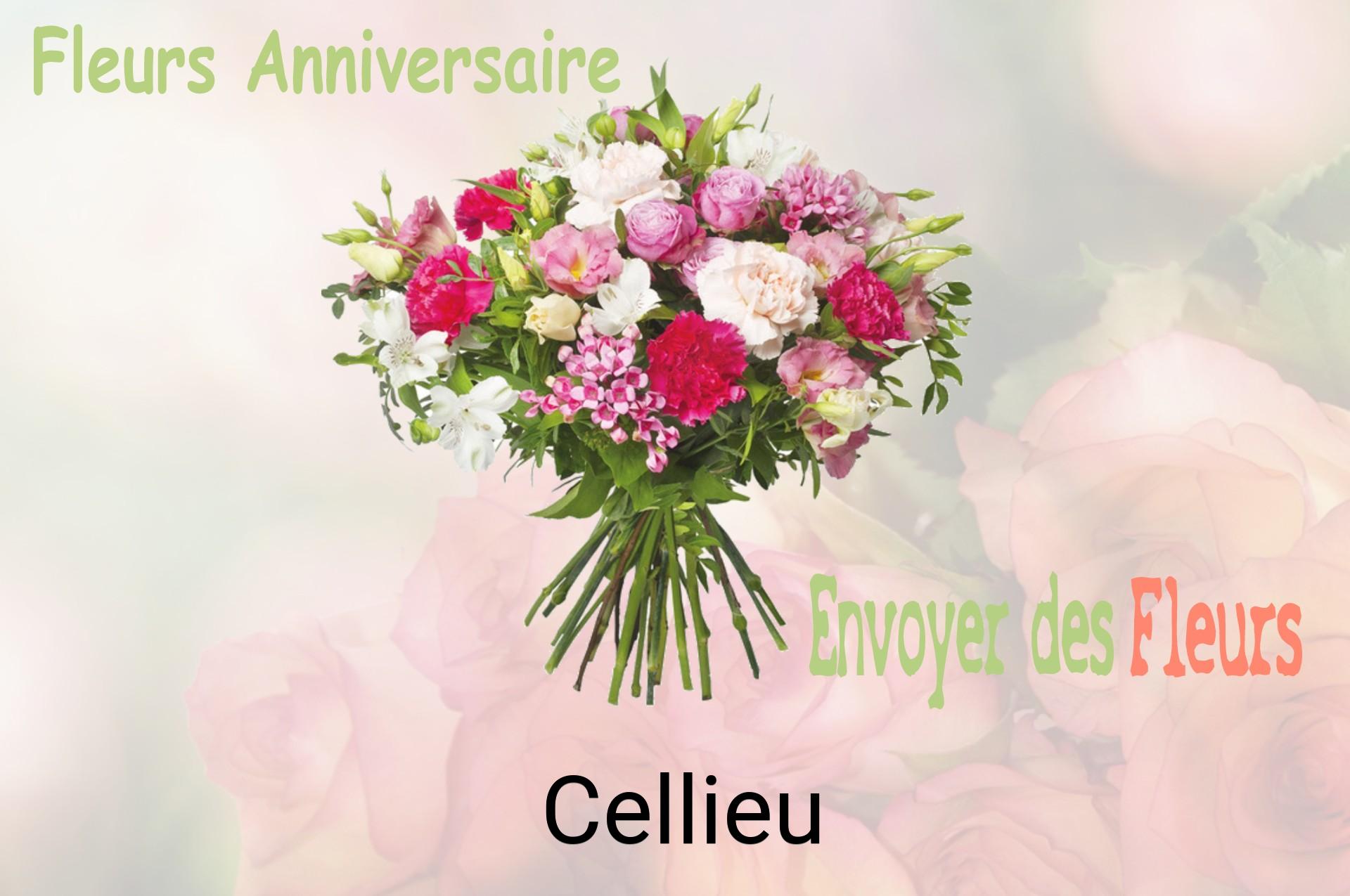 Bouquet de fleurs d’anniversaire livré à Cellieu